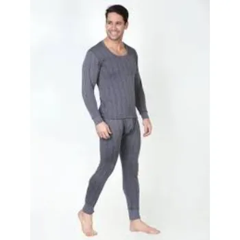 Winter Gray Full Sleeve Men Thermal Wear